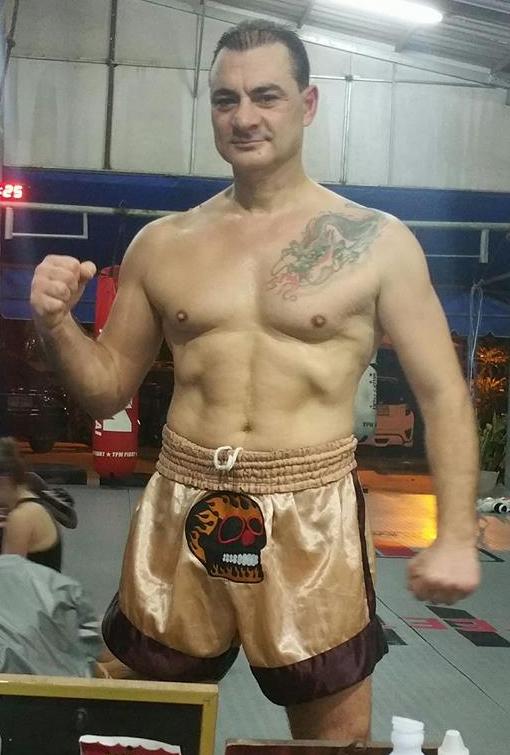 Fayad FAYAD Champion méditerranée de Muay Thaï (Boxe Thaïlandaise) et kick Boxing; Fondateur de la  F.I.T.B.S. PRO. Photo prise le 05/01/2018 à Pattaya THAILANDE